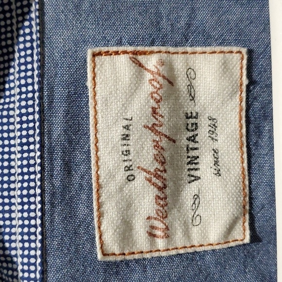 MENS BLUE LONG SLEEVE BUTTON DOWN CASUAL SHIRT SIZE 3XL NORMCORE - Picture 4 of 6